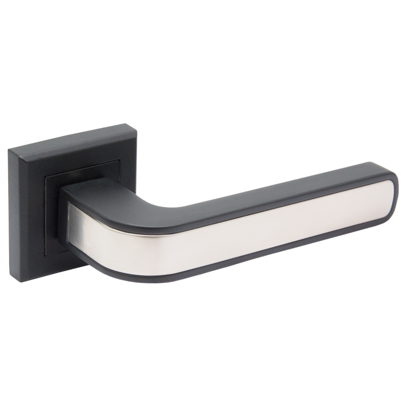Ручка дверная PIEZA Q360 BLACK / MAT NICKEL