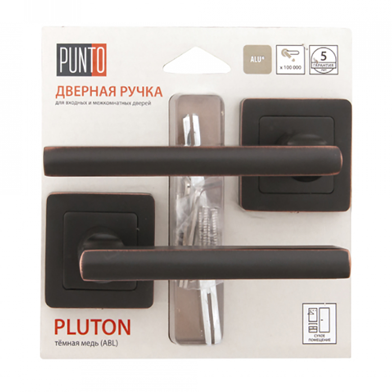 Ручка раздельная PLUTON QR/HD ABL-28 темная медь