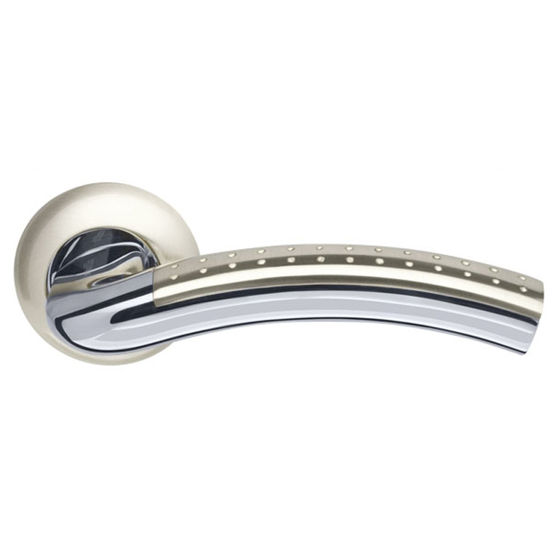 Ручка Armadillo раздельная R.LD54.Libra26 (Libra LD26) SN/CP-3 матовый никель/хром TECH (кв. 8х140)