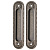 Ручка Armadillo для раздвижных дверей SH.CL152.010 (SH010/CL) AS-9 античное серебро