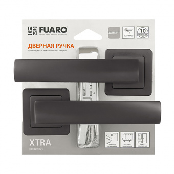Ручка Fuaro раздельная XTRA XM/HD GR-23 графит