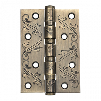 Петля дверная универсальная с четырьмя подшипниками 100x70x2,5 4BB FLO ANTIC BRONZE