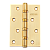 Петля дверная универсальная с четырьмя подшипниками 100x70x2,5 4BB SATIN GOLD