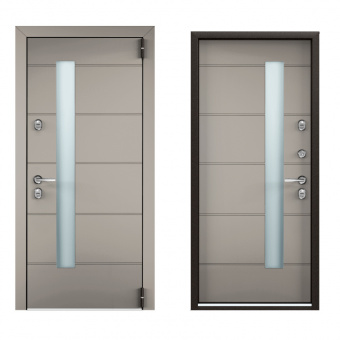 Входная дверь Snegir Cottage 03 ЛКП Кремовый ликер / ЛКП Кремовый ликер